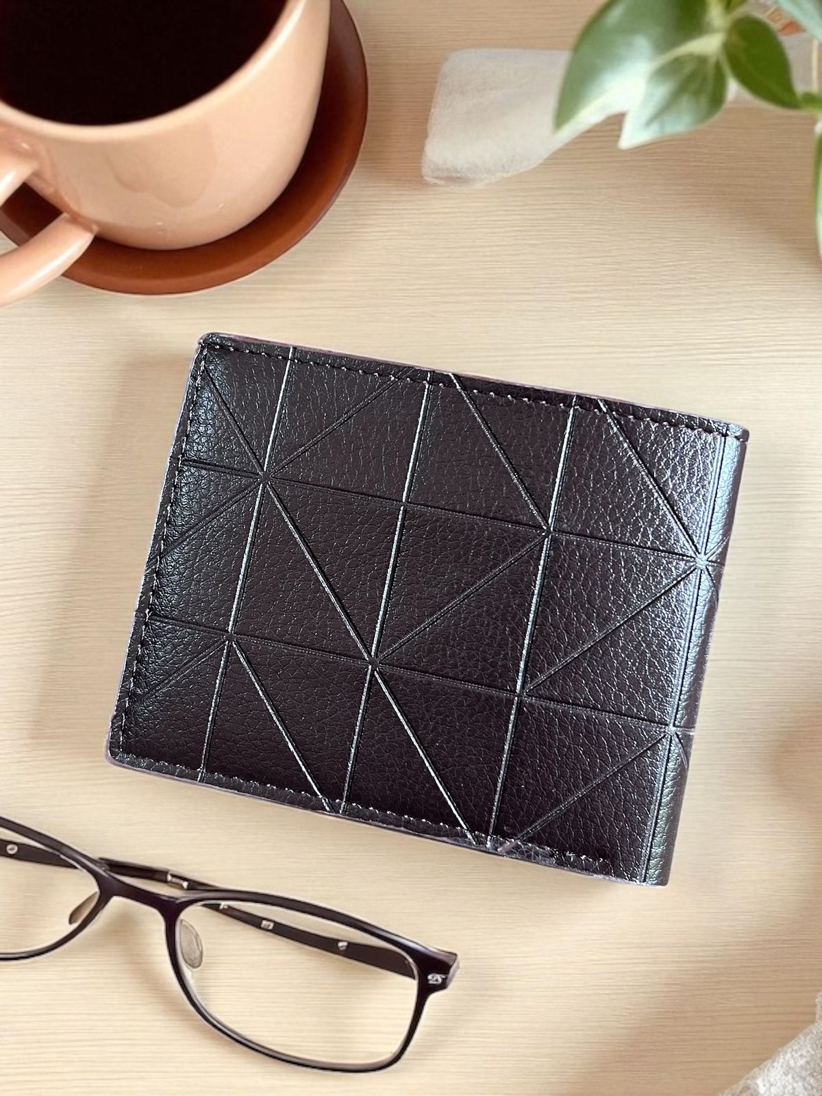 STYLE LOUNGE GeoEdge Leather wallet, Daily use (L115)