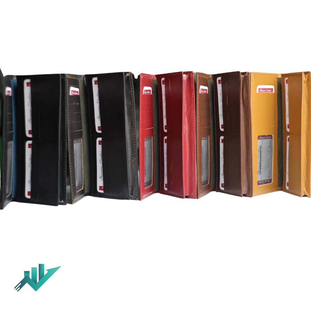 Handcrafted Long Wallet /Clutch in Leather - STYLE LOUNGE