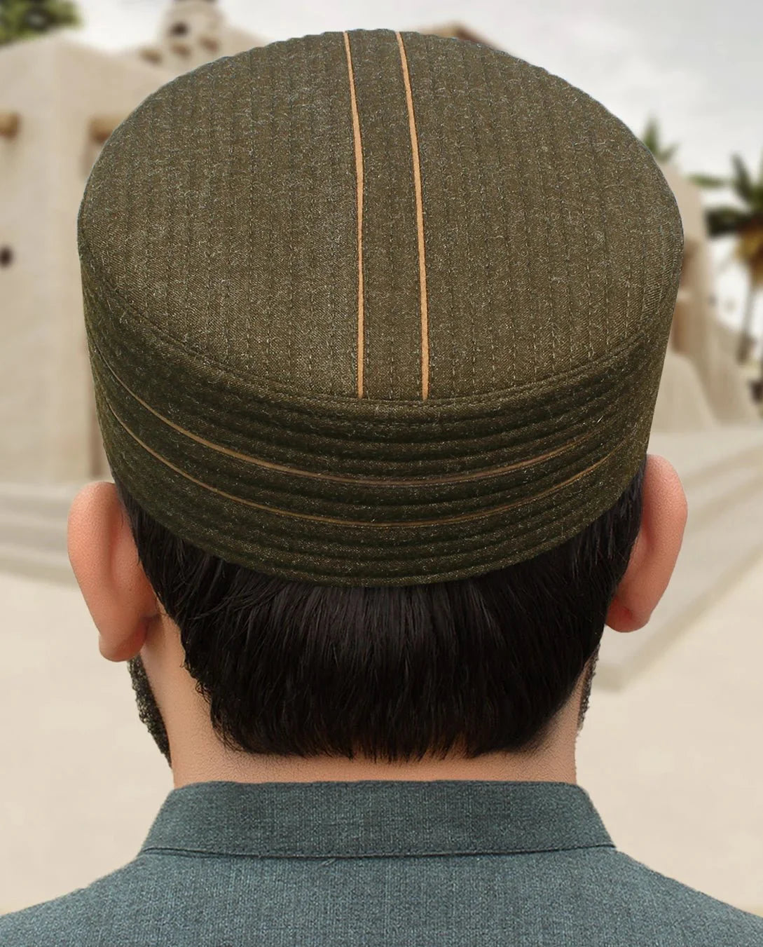 Handcrafted Woolen Islamic Prayer Cap – Traditional and Comfortable - STYLE LOUNGE