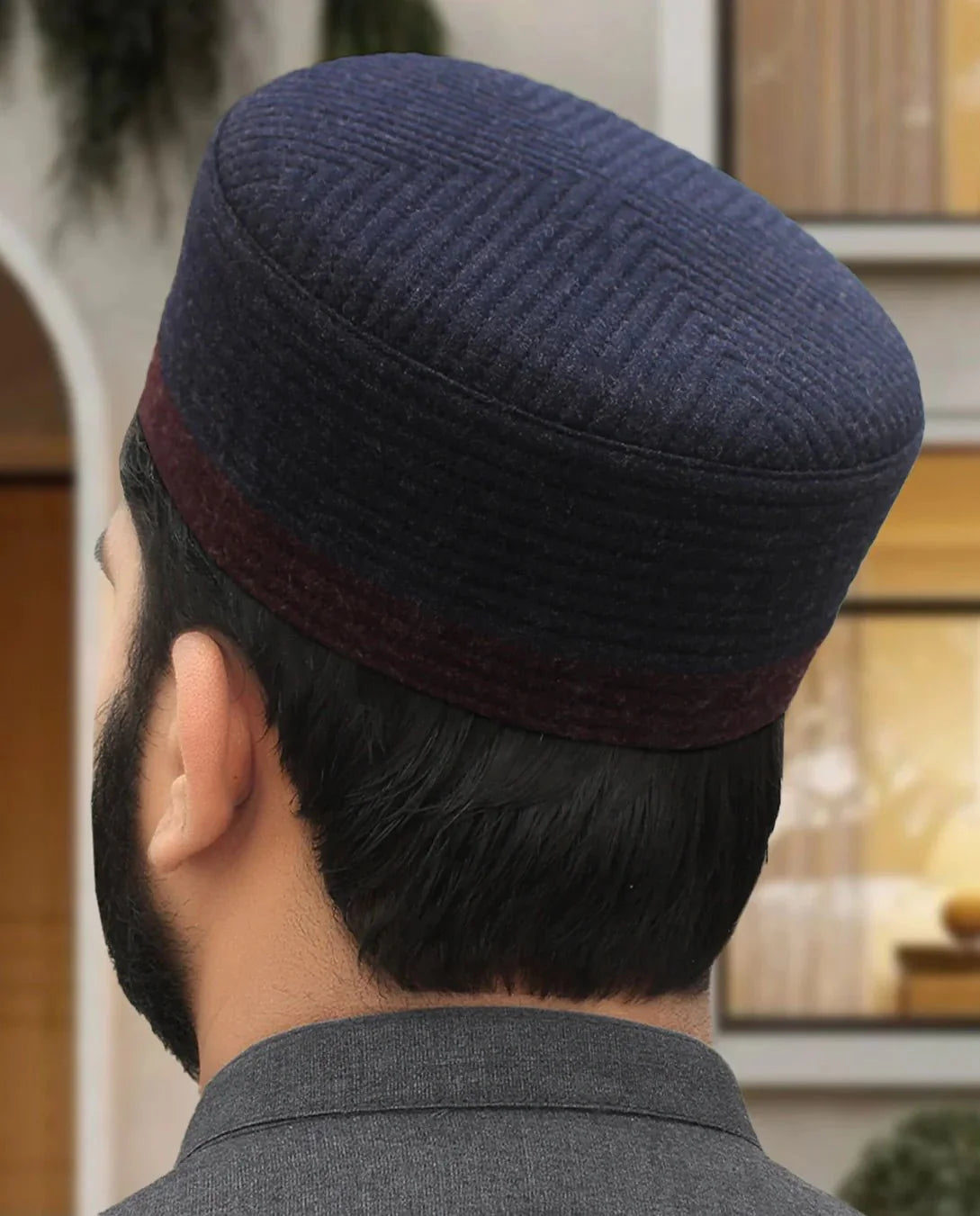 Handmade Color - contrasted Wool Cap CW - 005 - STYLE LOUNGE