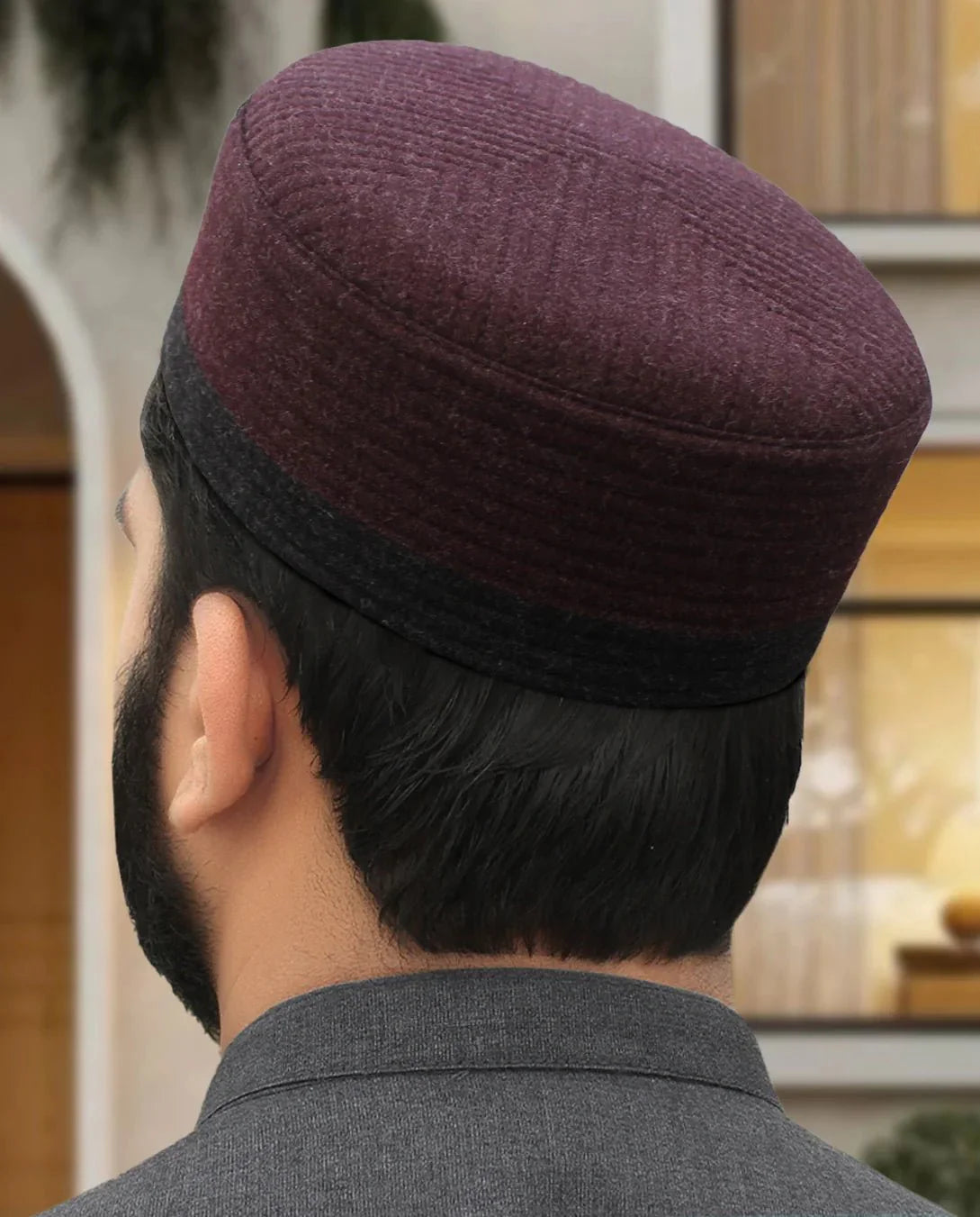 Handmade Color - contrasted Wool Cap CW - 005 - STYLE LOUNGE
