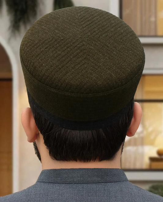 Handmade Color - contrasted Wool Cap CW - 005 - STYLE LOUNGE