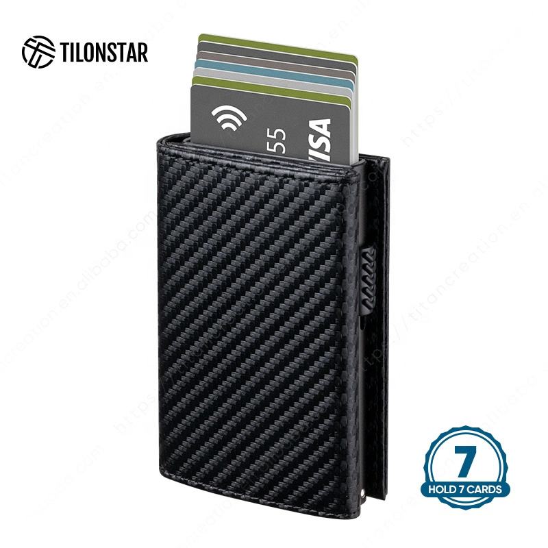 CarbonX RFID Pop-Up Smart Wallet (W2)