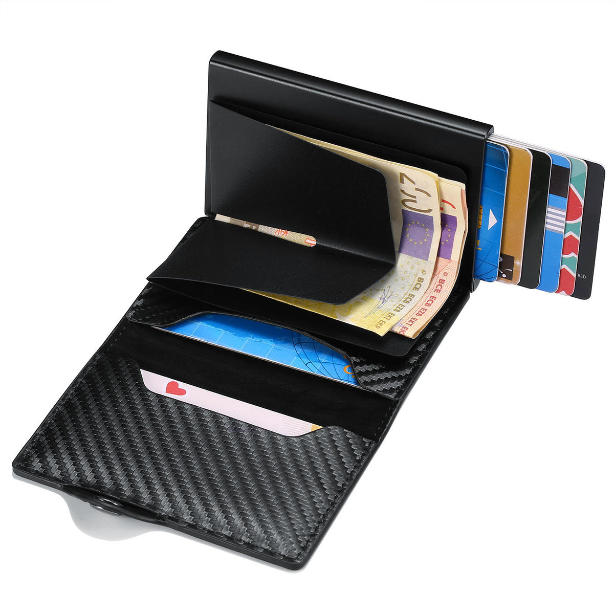 CarbonX RFID Pop-Up Smart Wallet (W2)