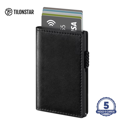 ClassicSlide RFID Pop-Up Leather Wallet (W3)