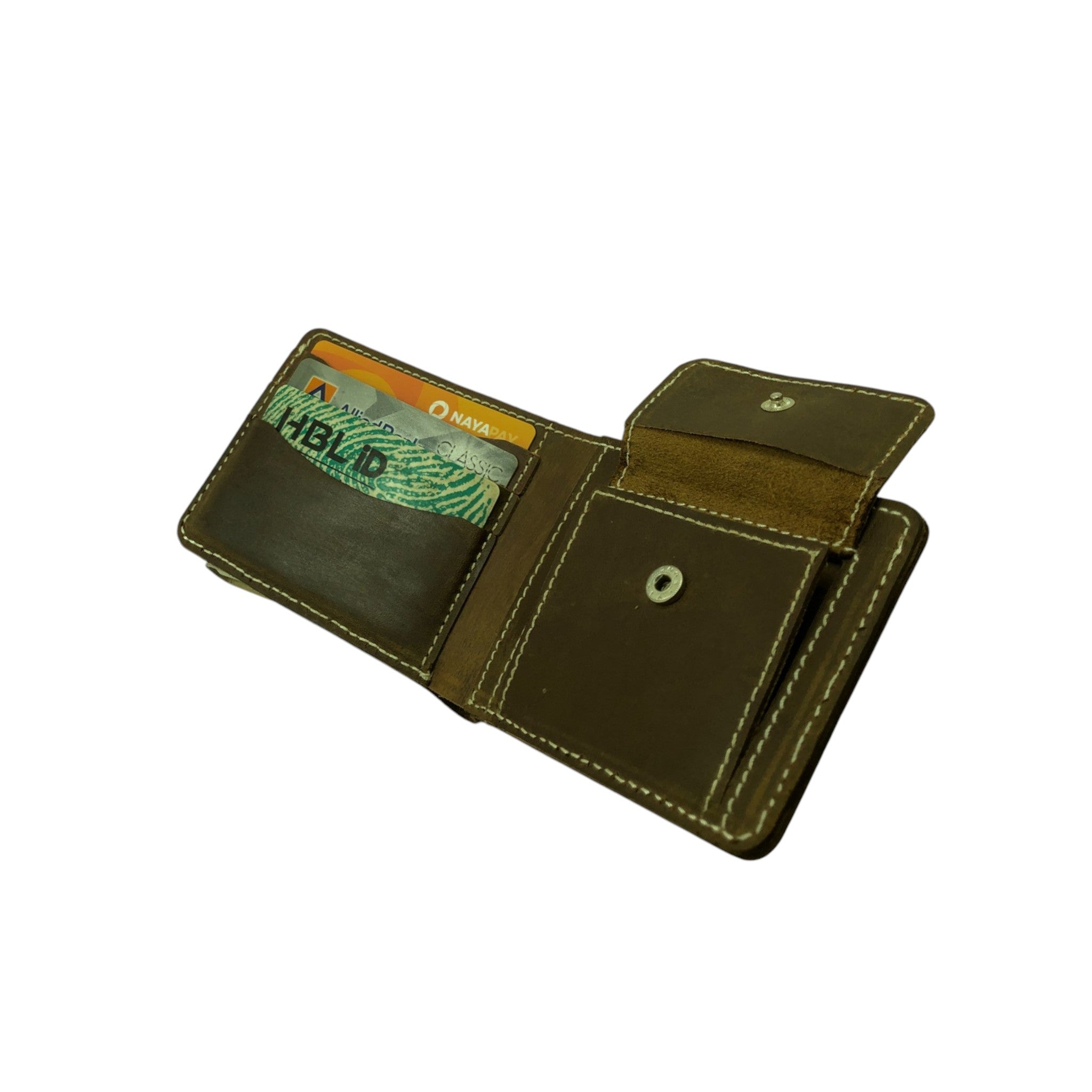 Compact  Pure House Leather Wallet -